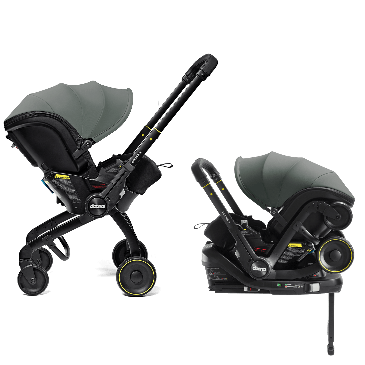 Doona X Car Seat & Stroller - Slate Green
