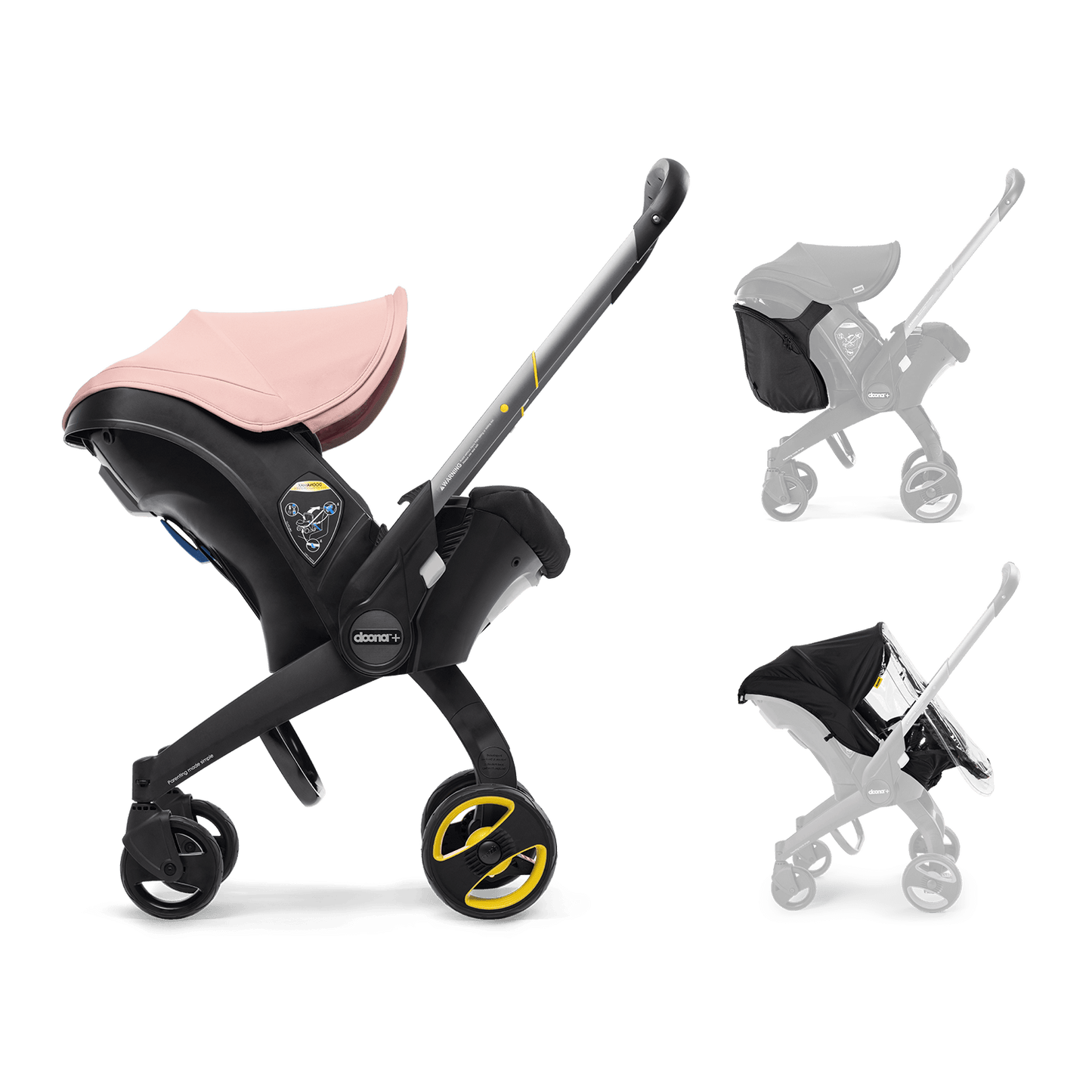 Doona + Anywhere Bundle - Blush Pink